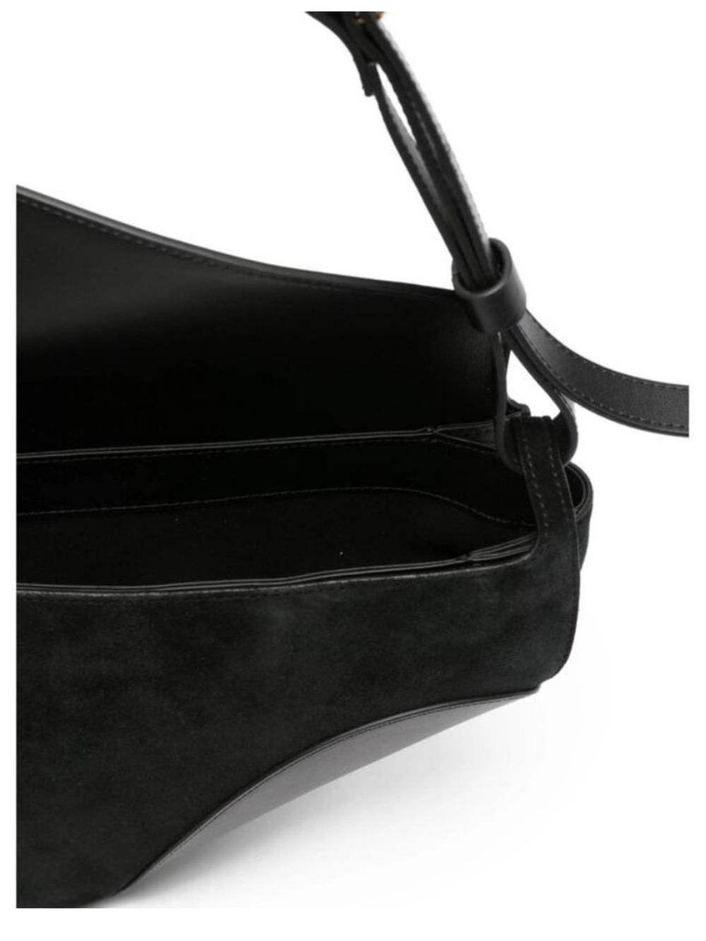 New Neous Berenices Saddle Shoulder Bag Black - Picture 3 of 9